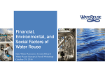 Financial, Environmental, and Social Factors of Water Reuse