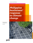 Philippine businesses’ response to climate