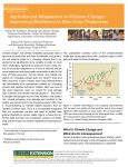 Agricultural Adaptation to Climate Change: Improving Resilience in Row Crop Production