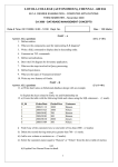 LOYOLA COLLEGE (AUTONOMOUS), CHENNAI – 600 034