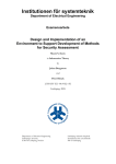 Institutionen för systemteknik  Design and Implementation of an