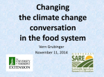 Changing the climate change conversation in the food system