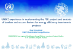 UNECE experience in implementing the FEEI project and analysis