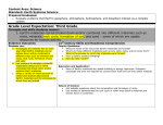 Content Area: Science Standard: Earth Systems Science