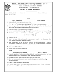 LOYOLA COLLEGE (AUTONOMOUS), CHENNAI – 600 034