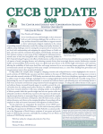 CECB UPDATE 2008 Letter from the Director -
