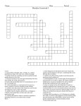 Name __________________________________________ Date ___________ Period _______ Morality Crossword 3