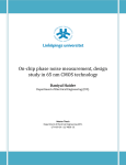 On-chip phase noise measurement, design study in 65 nm CMOS technology