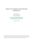 Jiazzi User Manual And Tutorial Version 2.0