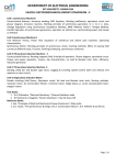 DEPARTMENT OF ELECTRICAL ENGINEERING EA4210: ELECTROMECHANICAL ENERGY CONVERSION - II