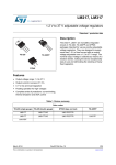 LM217, LM317 1.2 V to 37 V adjustable voltage regulators Description -