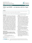– an interview with Eric Taylor DSM-5 and ADHD Open Access
