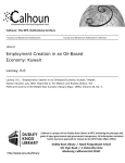 Employment Creation in an Oil-Based Economy: Kuwait Looney, R.E.