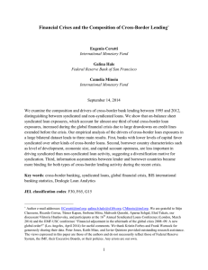 Financial Crises and the Composition of Cross-Border Lending