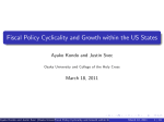 Fiscal Policy Cyclicality and Growth within the US States