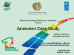 Armenian Case Study “Improving Energy Efficiency in Buildings” Project