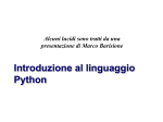 Introduzione al linguaggio Python - ICAR-CNR