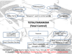 TOTALITARIANISM (Total Control)