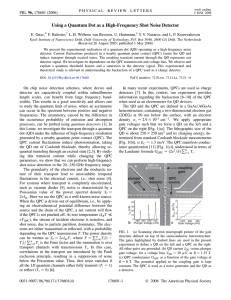 Using a Quantum Dot as a High-Frequency Shot Noise Detector