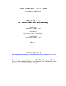 Financial Crises and the Composition of Cross-Border Lending