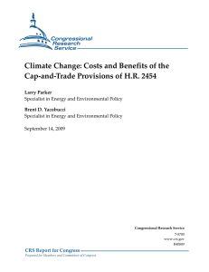 Climate Change: Costs and Benefits of the