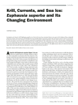 Krill, Currents, and Sea Ice: and Its Changing Environment Euphausia superba