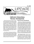 UPDATE California’s Extraordinary Revenue Developments A