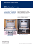 DB Cell-checking Device Nuclear Services / Engineering Services Background Description