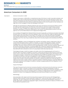 American Consumers in 2020 Brochure