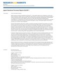Japan Business Forecast Report Q2 2011 Brochure