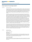 Taiwan Business Forecast Report Q2 2011 Brochure