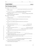 The Circulatory System A. 1. 2.