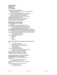 Honors Biology Chapter 22 Gas Exchange