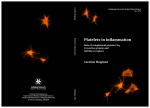 Platelets in inflammation Caroline Skoglund Role of complement protein C1q, C-reactive protein and