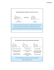 2/10/2015 Tetrahydrocannabinolic acid (THCA) – Plant Precursor to THC