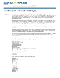 Global Monoclonal Antibodies Pipeline Analysis Brochure