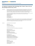 U.S. Markets in Analytical Chip Technology: Gene, Protein, Tissue, Cell,... Microbiological Microarrays, 2nd Ed.