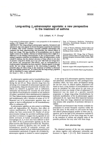 2 Long-acting agonists:  a  new  perspective