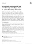 Resistance to fluoroquinolones and second-line injectable drugs: impact on multidrug-resistant TB outcomes