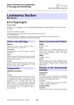 Leukaemia Section t(11;17)(q13;q21) Atlas of Genetics and Cytogenetics in Oncology and Haematology