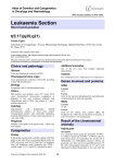 Leukaemia Section t(5;17)(q35;q21) Atlas of Genetics and Cytogenetics in Oncology and Haematology