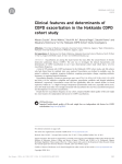 Clinical features and determinants of COPD exacerbation in the Hokkaido COPD