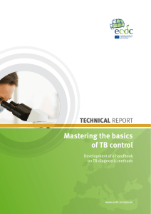 Mastering the basics of TB control TECHNICAL Development of a handbook