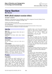 Gene Section BOK (Bcl2-related ovarian killer) Atlas of Genetics and Cytogenetics