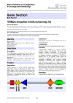 Gene Section TRIM24 (tripartite motif-containing 24) Atlas of Genetics and Cytogenetics
