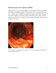 Inflammatory bowel disease (IBD)