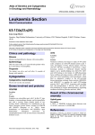 Leukaemia Section t(5;12)(q33;q24) Atlas of Genetics and Cytogenetics in Oncology and Haematology