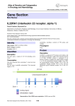Gene Section IL22RA1 (interleukin 22 receptor, alpha 1)
