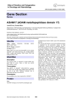Gene Section ADAM17 (ADAM metallopeptidase domain 17) Atlas of Genetics and Cytogenetics