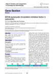 Gene Section EIF3A (eukaryotic translation initiation factor 3, subunit A)